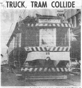 "Truck, tram collide", "Group charters tram", "Ballarat plans tram museum"
