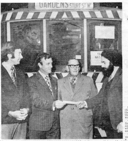 Newspaper, The Courier Ballarat, "Apex gives $100 to Tramways Society", 25/05/1973 12:00:00 AM