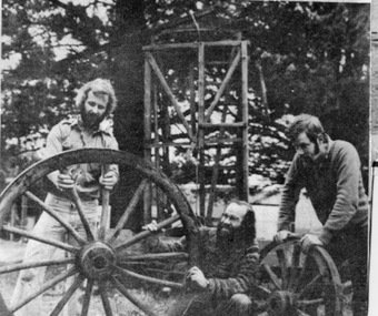 Newspaper, The Courier Ballarat, "Unique horse-drawn tower platform", 9/06/1977 12:00:00 AM