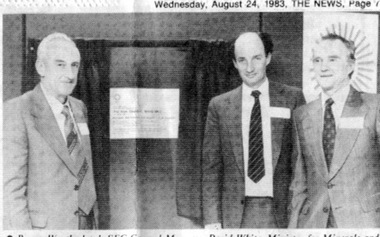 Newspaper, The Courier Ballarat, "Old Ballarat was lit with Tallow Candles", 24/08/1983 12:00:00 AM