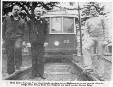 Newspaper, The Courier Ballarat, "Trams are their big go", 14/08/1984 12:00:00 AM