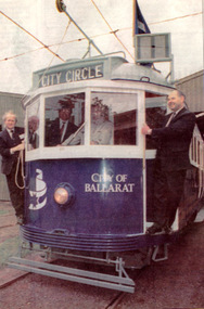 Newspaper, The Courier Ballarat, "Tram's bid for City Circle", 5/12/1995 12:00:00 AM