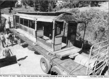 Newspaper, The Courier Ballarat, "Number 12 goes back on the road", 6/11/1990 12:00:00 AM