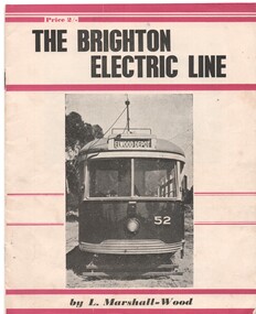 Book, Leon Marshall -Wood, "The Brighton Electric Line", 1956, 1958