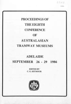 Eighth COTMA - Sept 1986- Proceeding