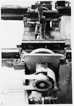 Set of five photos of SECV Depot wheel grinder.