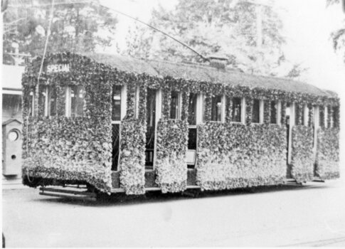 SECV Ballarat 29 decorated for 1939 Floral Festival