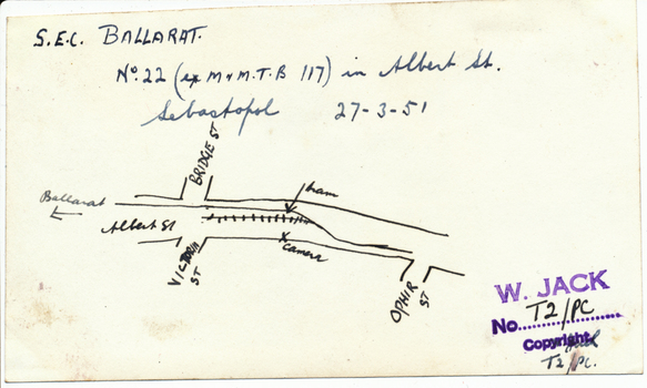 notes and map on rear of print