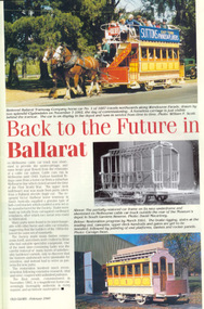 Magazine, William F Scott, "Back to the Future in Ballarat", Old Glory Feb. 2000, Feb. 2000