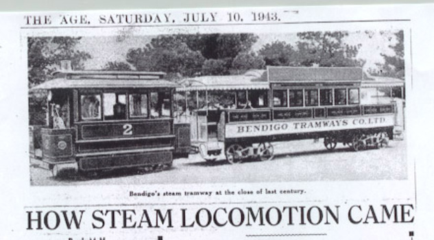 "How Steam Locomotion Came - its Cornish Origin, Bendigo's Early Experiment"