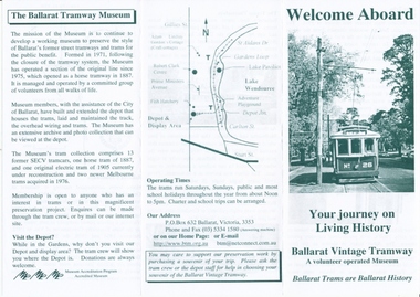 Pamphlet, Warren Doubleday, "Welcome Aboard", Feb. 2000