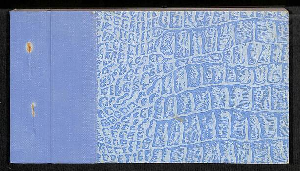 Receipt book cover.