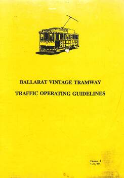 Operating Guidelines for Ballarat Vintage Tramway