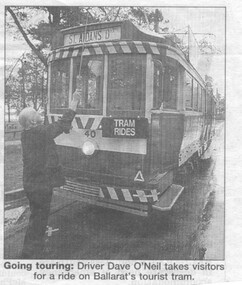 Newspaper, The Courier Ballarat, "Tram's fate unknown", 9/08/1999 12:00:00 AM