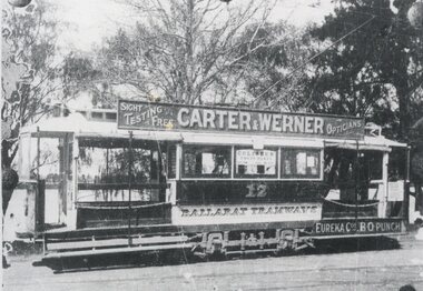 Photograph - Bromide of a b/w photograph, The Courier Ballarat, c1912