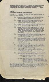 Document - Report, Legal Document, State Electricity Commission of Victoria (SECV), "Extract from ACT No. 3776"