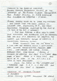 Document - Letter/s, Robert Aspinall, 20/02/2001 12:00:00 AM