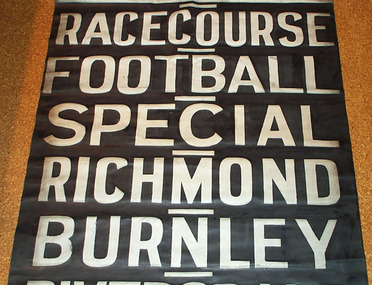 Functional object - Destination Roll, Melbourne and Metropolitan Tramways Board (MMTB), "Camberwell Depot", 1950's