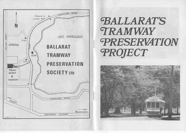 Book, Campbell Duncan, "Ballarat's Tramway Preservation Project", 1978?