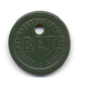 Functional object - Fare Token, Electric Supply Co. of Vic (ESCo), 1913