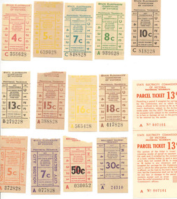 Ephemera - Ticket/s, Set of 14 mixed SEC and BTPS tickets donated to the BTM, late1960's to late 1970's