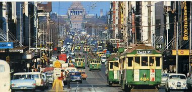 Postcard, Murfett Pty Ltd, Swanston St. Melbourne