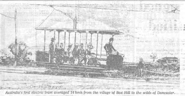 Newspaper, John Lahey, "Recalling when a tram ride was a hilly and healthy outing", 14/10/1989 12:00:00 AM