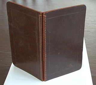 Functional Object - Leather folder, 1960's