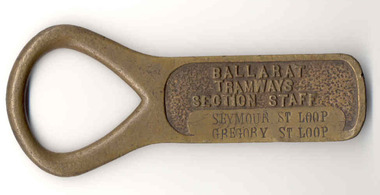 Functional Object - Section Staff, Electric Supply Co. of Vic (ESCo), "Seymour St. Loop. Gregory St. Loop"