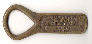 Functional Object - Section Staff, Electric Supply Co. of Vic (ESCo), "South St. Rubicon St."