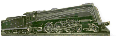 Drawing - Illustration/s, South Australian Railways, SAR locomotive card, 1936