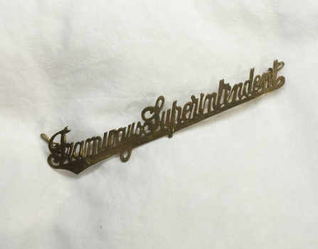 "Tramways Superintendent" - Front