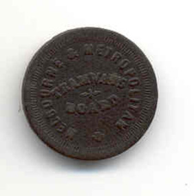 Functional object - Fare Token/s, Melbourne and Metropolitan Tramways Board (MMTB), 1920s