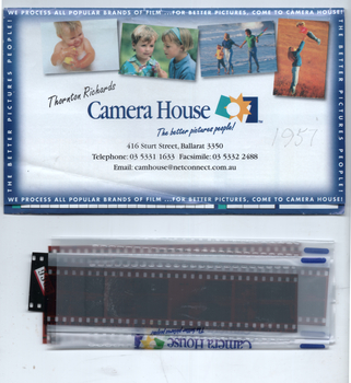 Photo folder and negatives