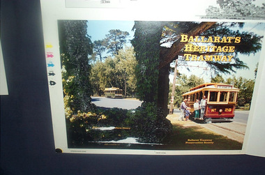 Photograph - Colour Proof sheets, Peter Boyd of Peter Boyd Typesetters, 1992