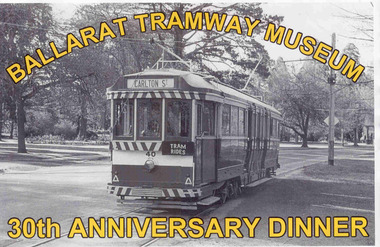 Poster, Andrew Cox, BTM tram 40 in Wendouree Parade, Sep. 2001