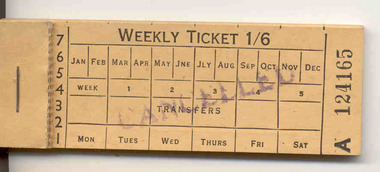 Block of SEC 1/6 weekly tickets