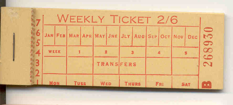Block of SECV 2/6 weekly tickets