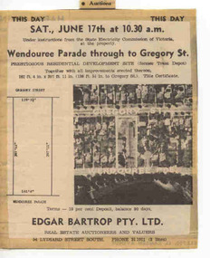 Newspaper, The Courier Ballarat, This Day Auction Notice, 17/06/1972 12:00:00 AM
