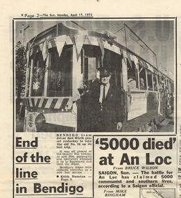 Photograph - Newspaper Clipping and Black & White Photograph/s, 16/04/1972 12:00:00 AM