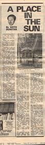 Newspaper, Herald Sun, "A Place in the Sun", 17/04/1972 12:00:00 AM