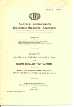 British Standard Specification for Tramways per way materials - cover