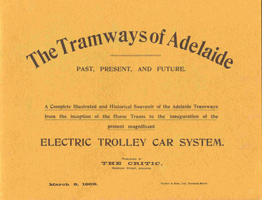 "The Tramways of Adelaide"
