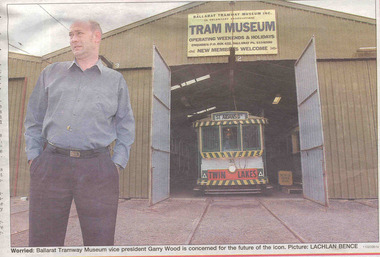 Newspaper, Mariza Fiamengo, "Tourist tram at crossroads", 11/02/2003 12:00:00 AM