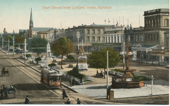 Sturt Street from Lydiard St Ballarat