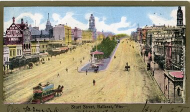 Sturt St. from top of the Nicholl and Allan Building