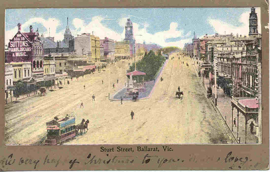 Sturt St. from top of the Nicholl and Allan Building