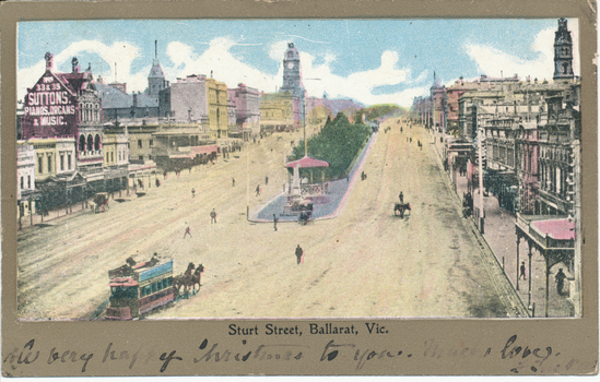 Sturt St. from top of the Nicholl and Allan Building