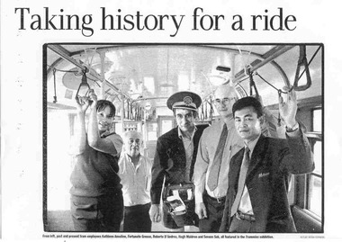 Document - Photocopy, Roberto D'Andrea, "Taking history for a ride", Feb. 2003