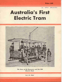 Book, J. K. Moir  (author), "Australia's First Electric Tram", 1950 to 1977'
